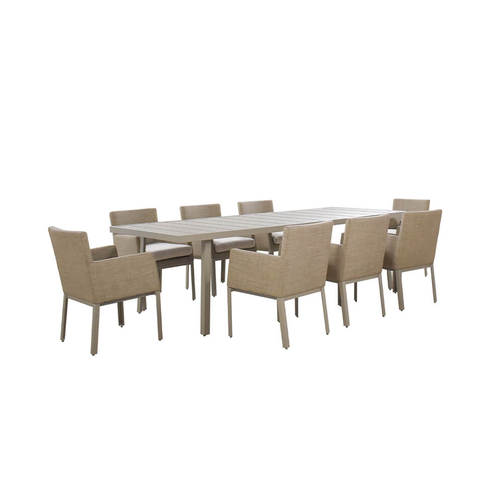 Ensemble de meubles de jardin avec housse CATALUNYA - Beige 2