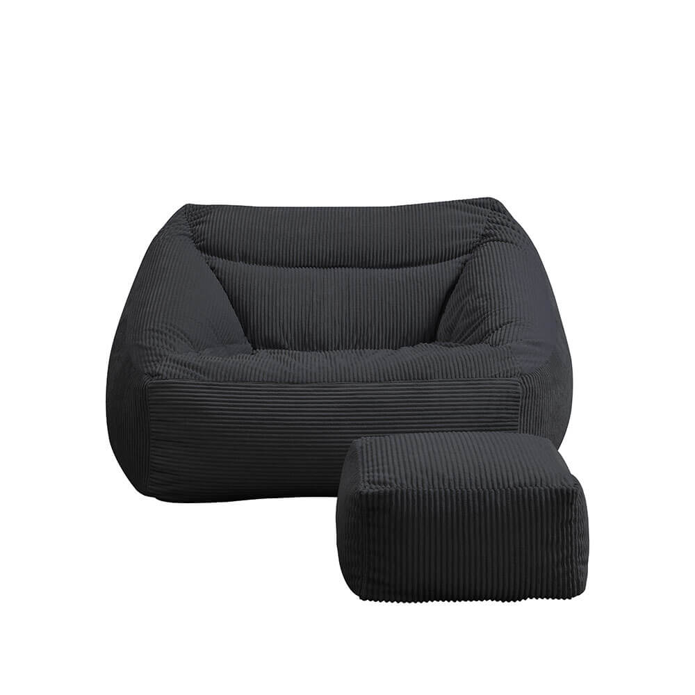 Sitzsack Relaxsessel Samtsessel Wohnzimmersessel COZY Cord bequem Entspannung
