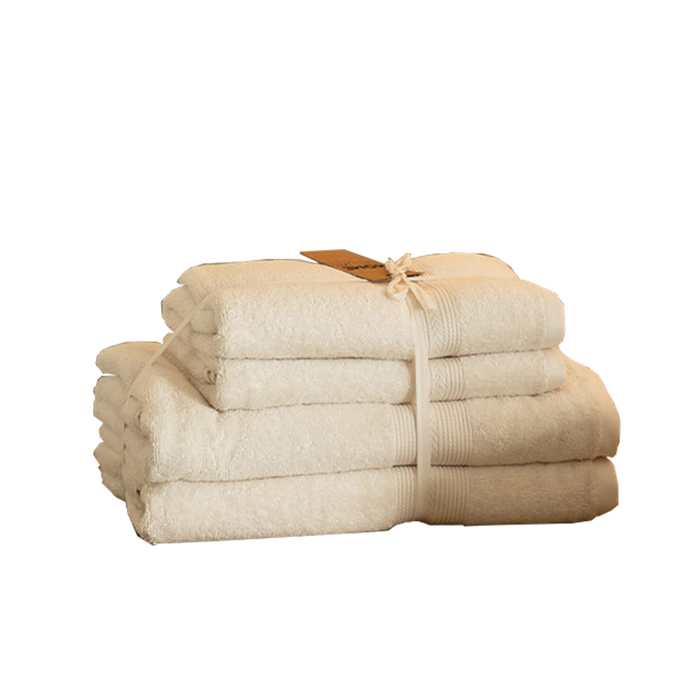 Home Deluxe Handduksset 4 st - SOFT 2