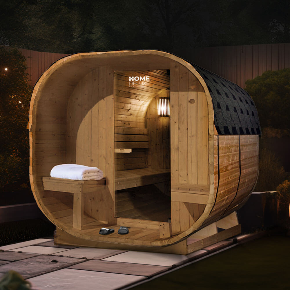 Outdoor Sauna CUBE DELUXE L