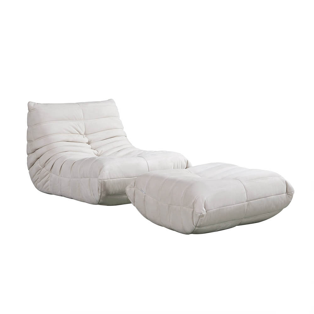 Fauteuil relax avec pouf CHILL 2