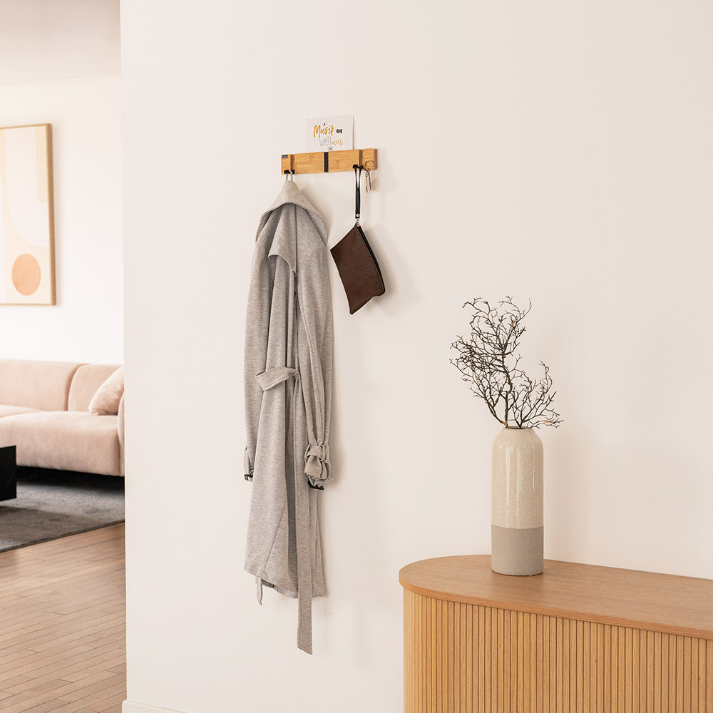 HOOK coat rack including hooks and magnets