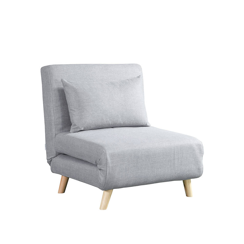 Home Deluxe Sillón para dormir plegable con función de sueño SNOOZE - beige