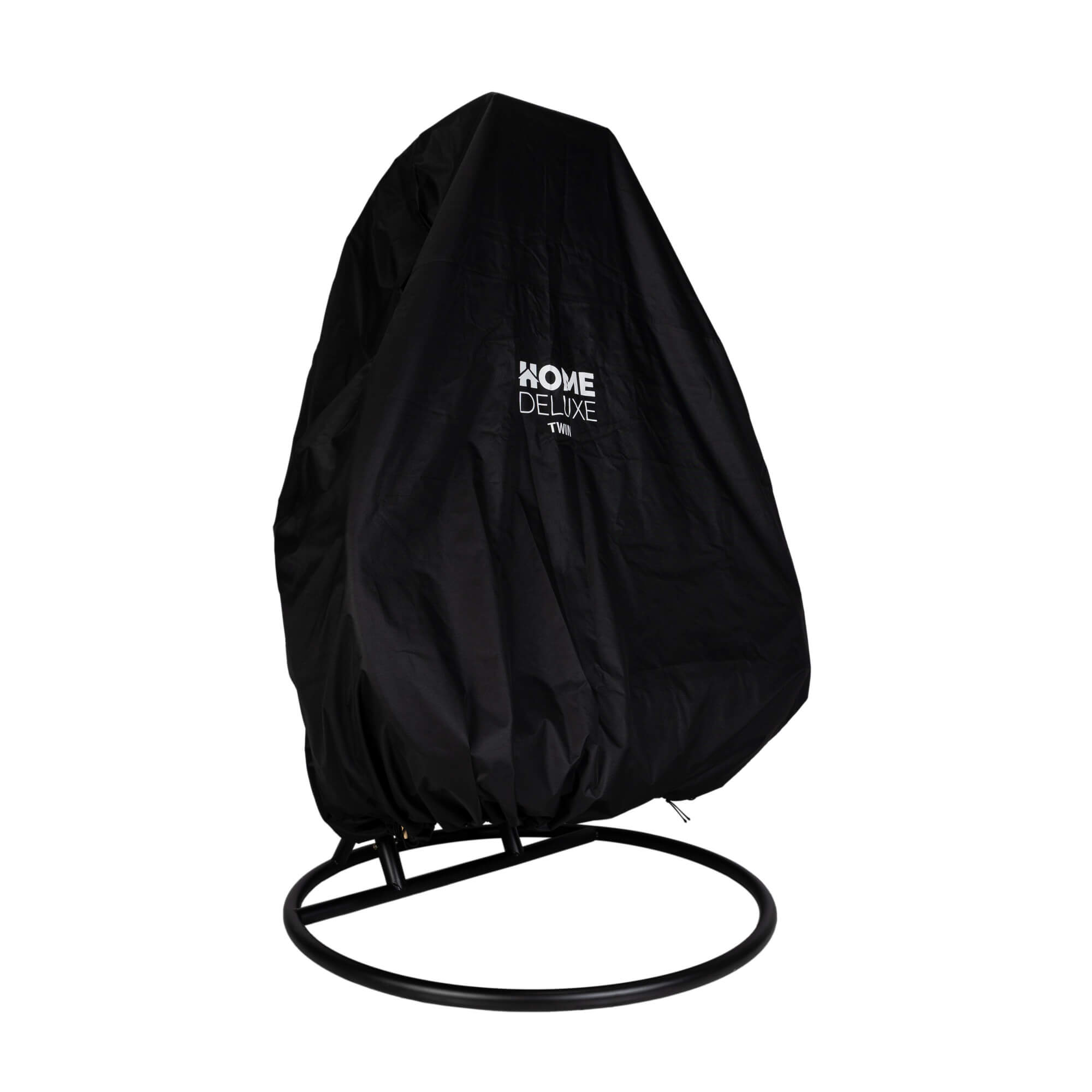 Home Deluxe Funda de lluvia para silla colgante TWIN - negro