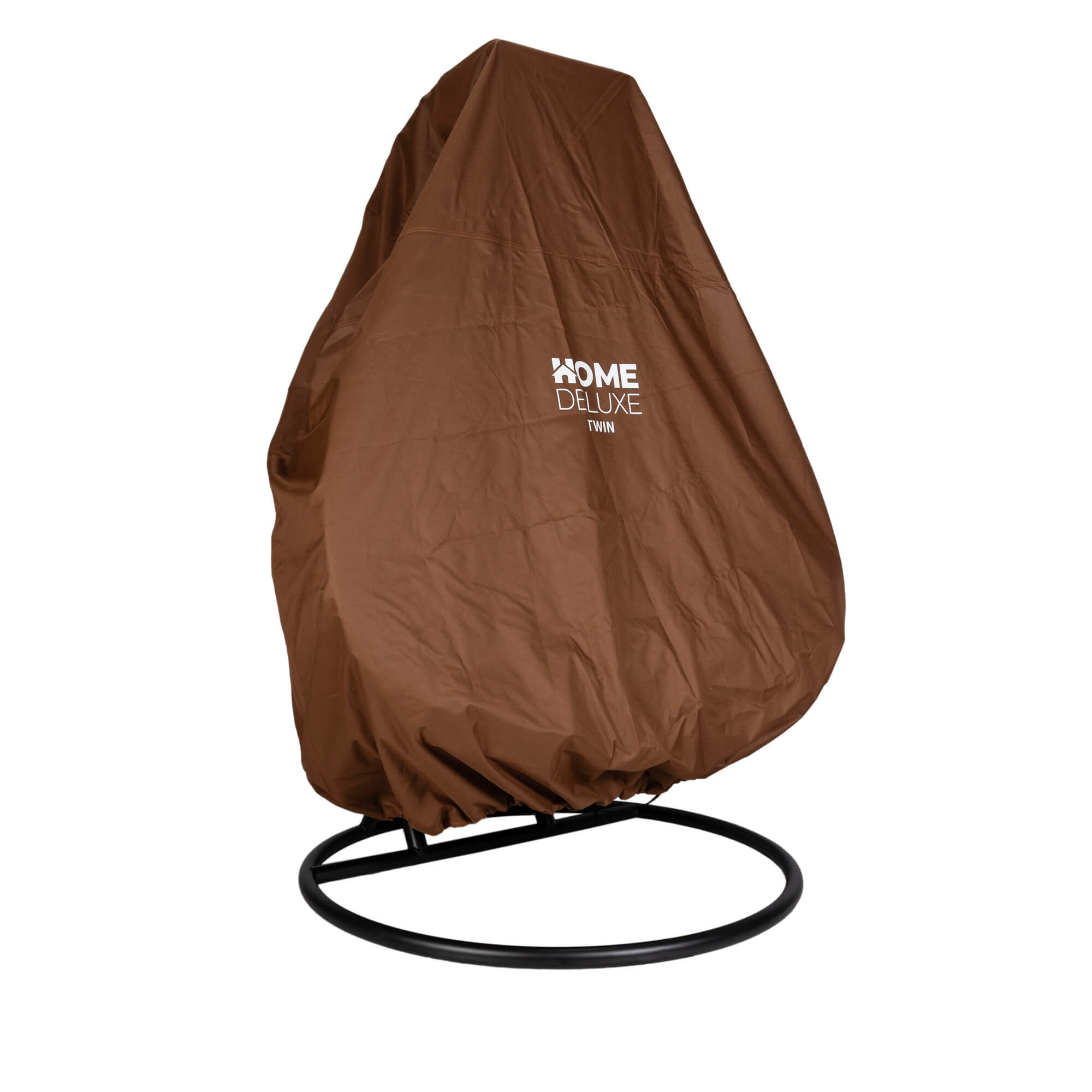 Home Deluxe Funda de lluvia para silla colgante TWIN - marrón
