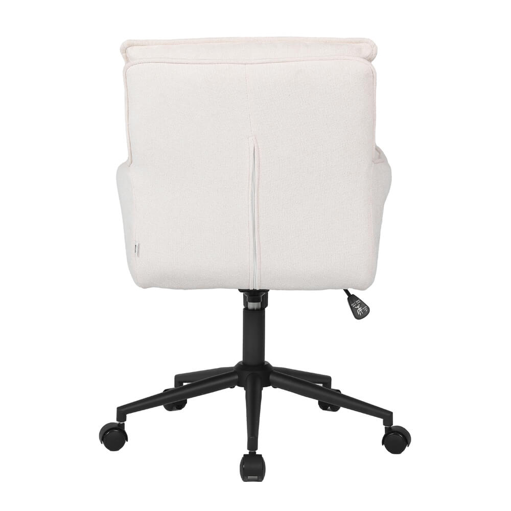 Home Deluxe Silla de oficina de tejido CORA - Beige 4