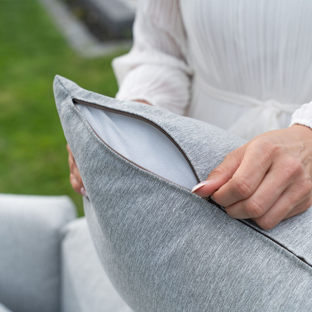 Home Deluxe Daybed Outdoor FLORIDA incl. mesas auxiliares - gris 3