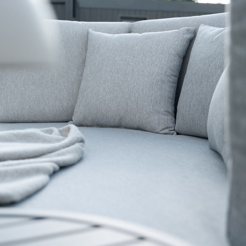 Home Deluxe Daybed Outdoor FLORIDA incl. mesas auxiliares - gris 4