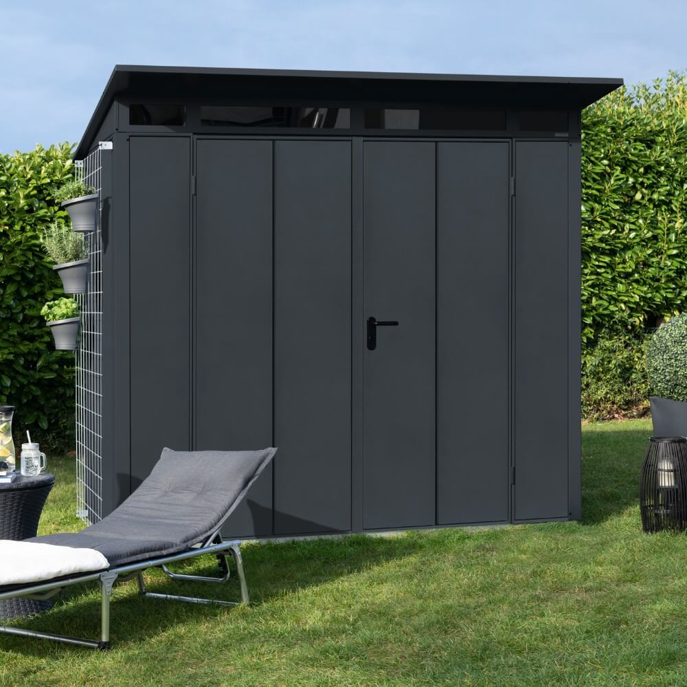 HÖRMANN Gartenhaus mit Pultdach BERRY Modern Home Deluxe