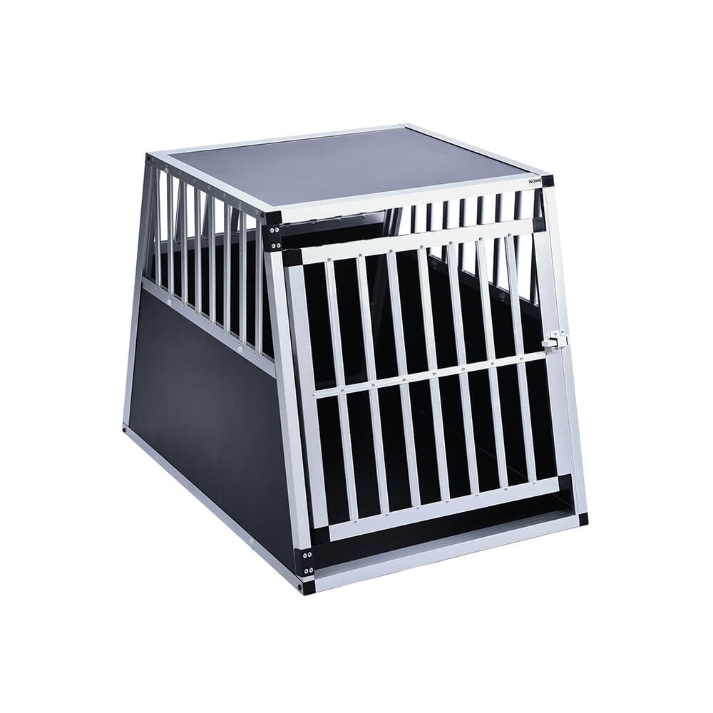Home Deluxe Caja de transporte para perros de aluminio SKITO L - 90 x 65 cm