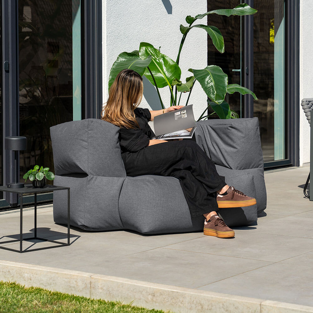 Home Deluxe Puf de exterior HEAVEN - antracita