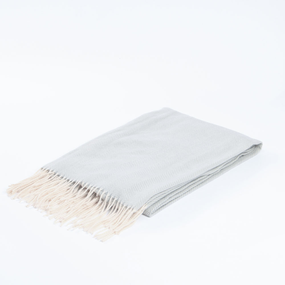 Home Deluxe Manta de lana MILA Gris - 140 x 200 cm
