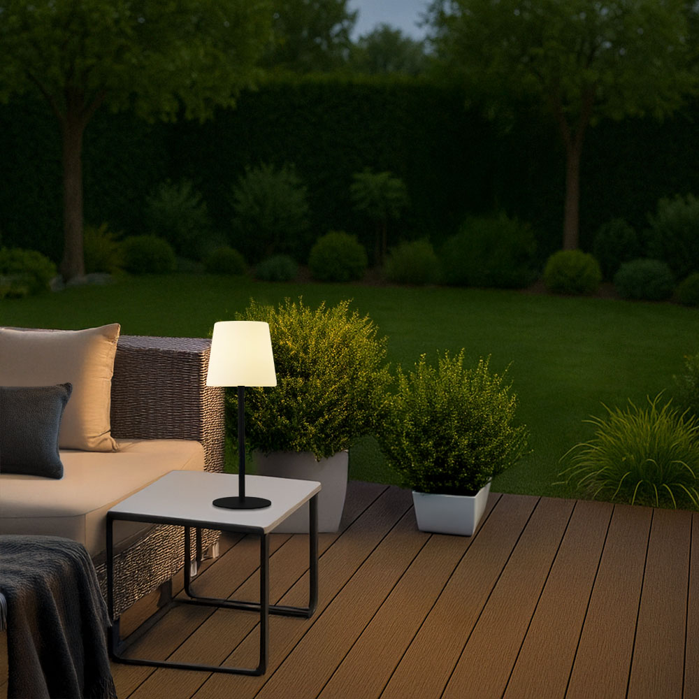 Home Deluxe Lámpara solar de sobremesa CLARA LED - blanca