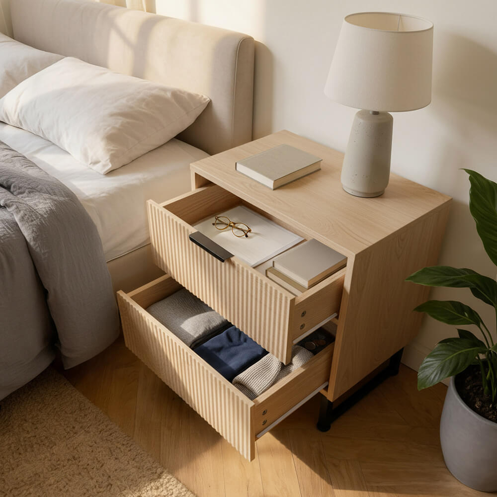 Home Deluxe Mesilla de noche NYLA - 45 x 61 cm 2