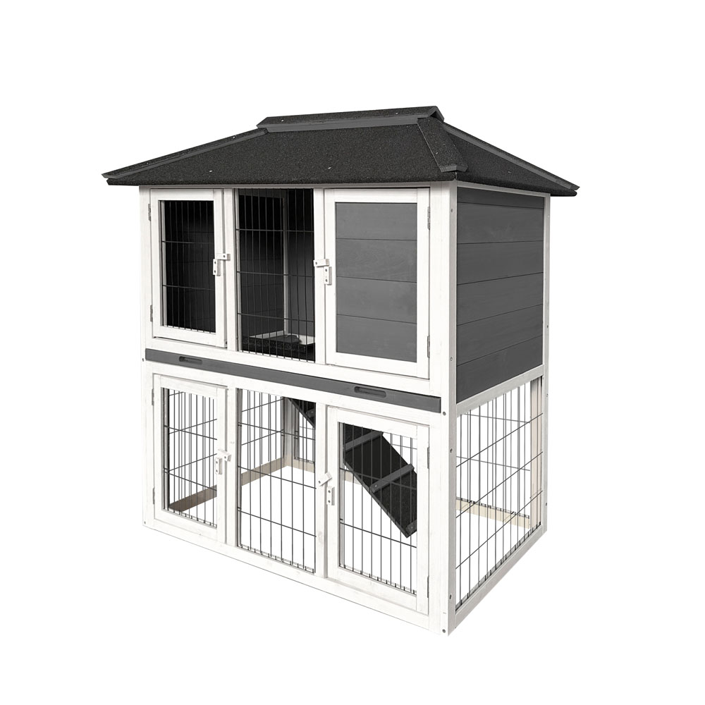 Dřevěná králíkárna TOCA 2