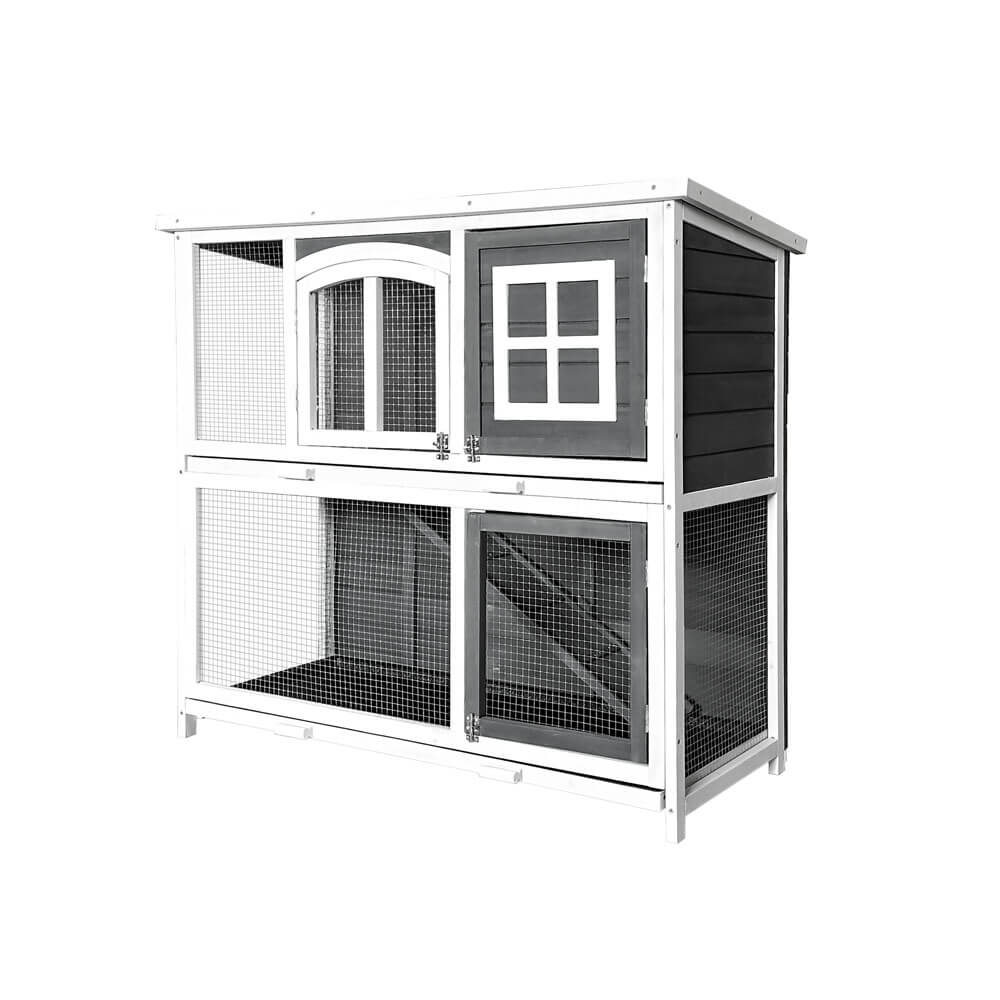 Conejera de madera MINO 2