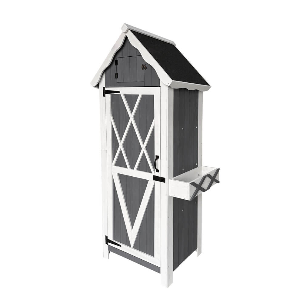 Gartenschrank aus Holz YANA 2