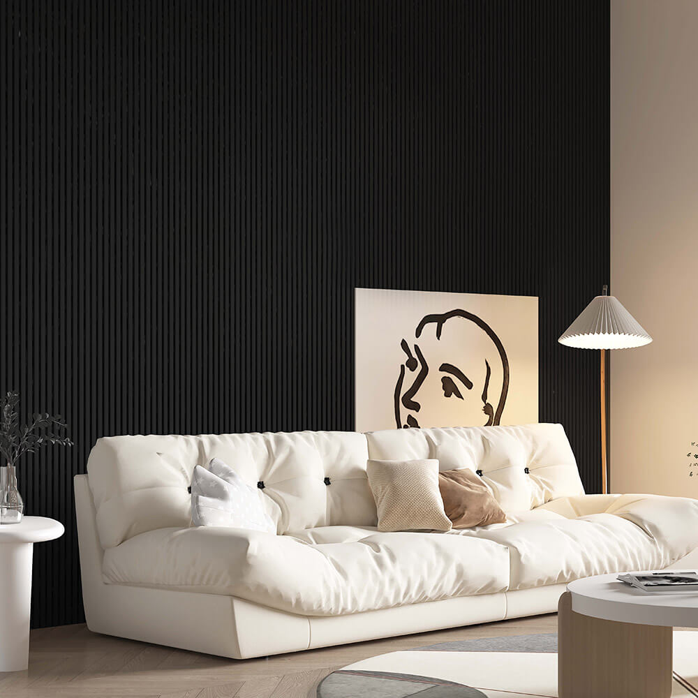 Home Deluxe Panel acústico SONIC Deep Black - 80 x 40 cm
