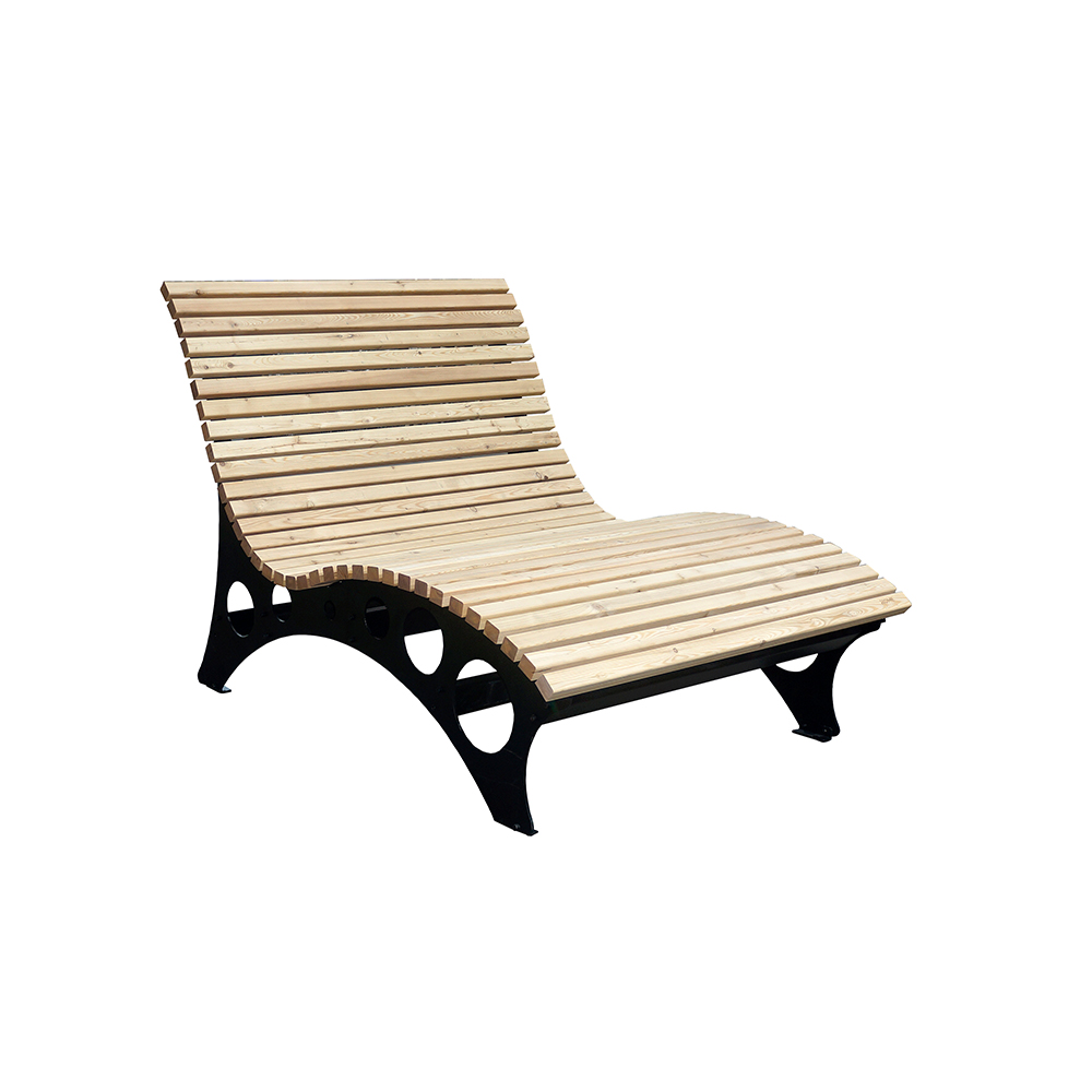 Dřevěné vlnité lehátko TAIGA 2