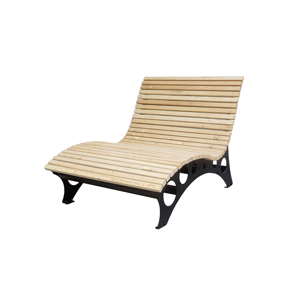 Wave houten ligstoel TAIGA 2