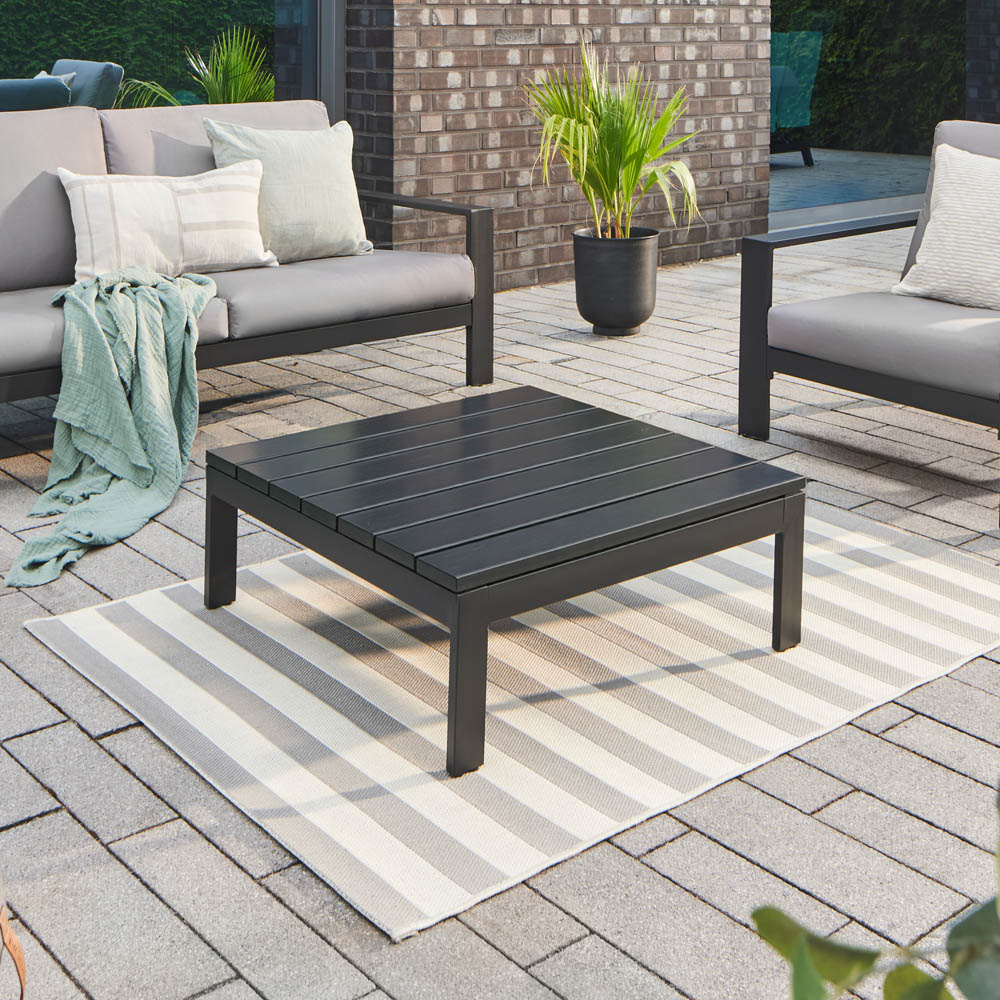 Aluminium Tischplatte für Gartenlounge RIO