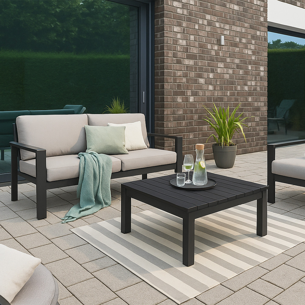 Aluminium Tischplatte für Gartenlounge RIO