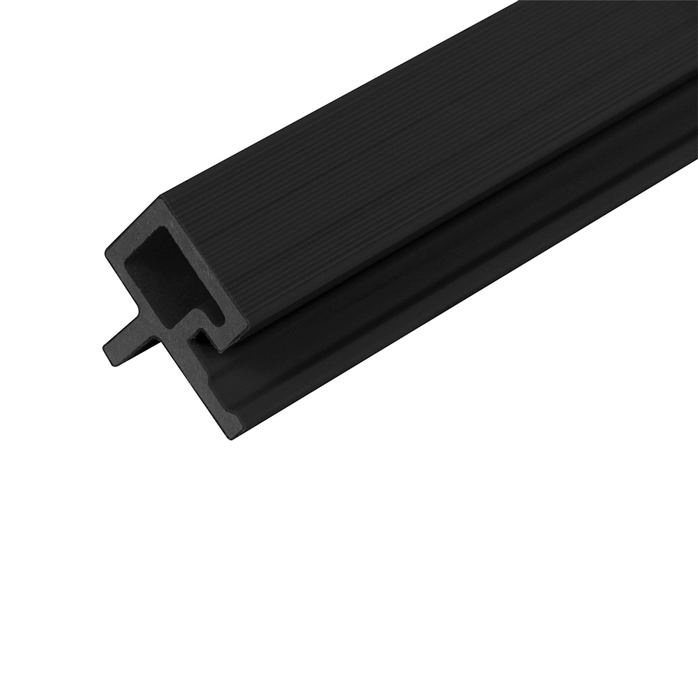 Home Deluxe Perfil angular de WPC para revestimiento de fachadas SANO antracita - juego de 8 unidades