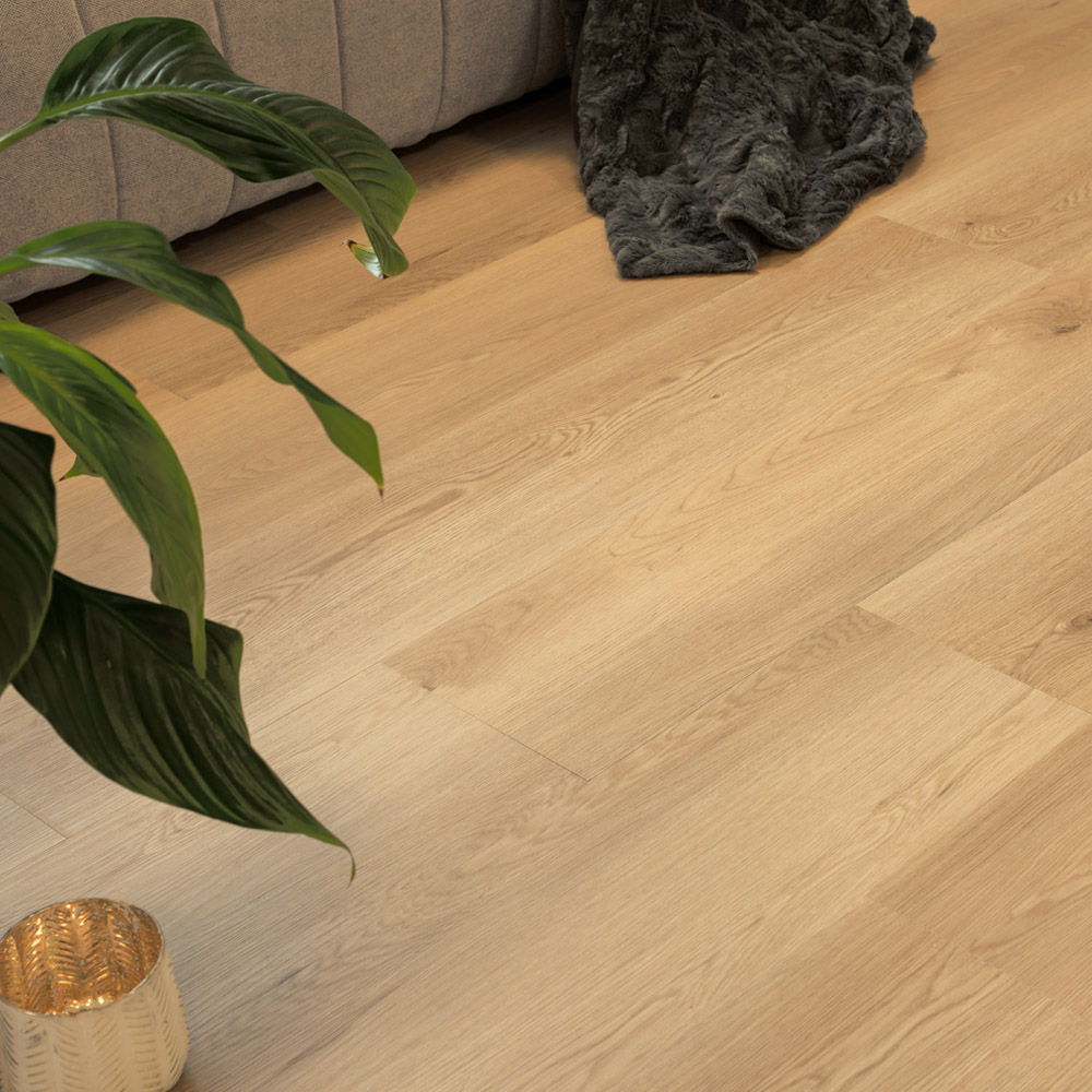 Home Deluxe Suelo vinílico clic con sonido de impacto LOMEA Roble Beige - 2 m²