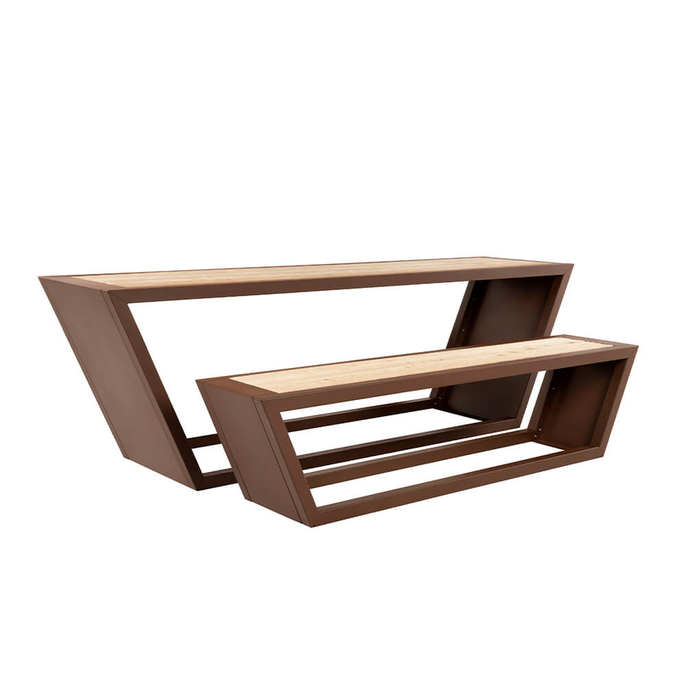 Ensemble de sièges en acier KOBON - Made in Germany 2