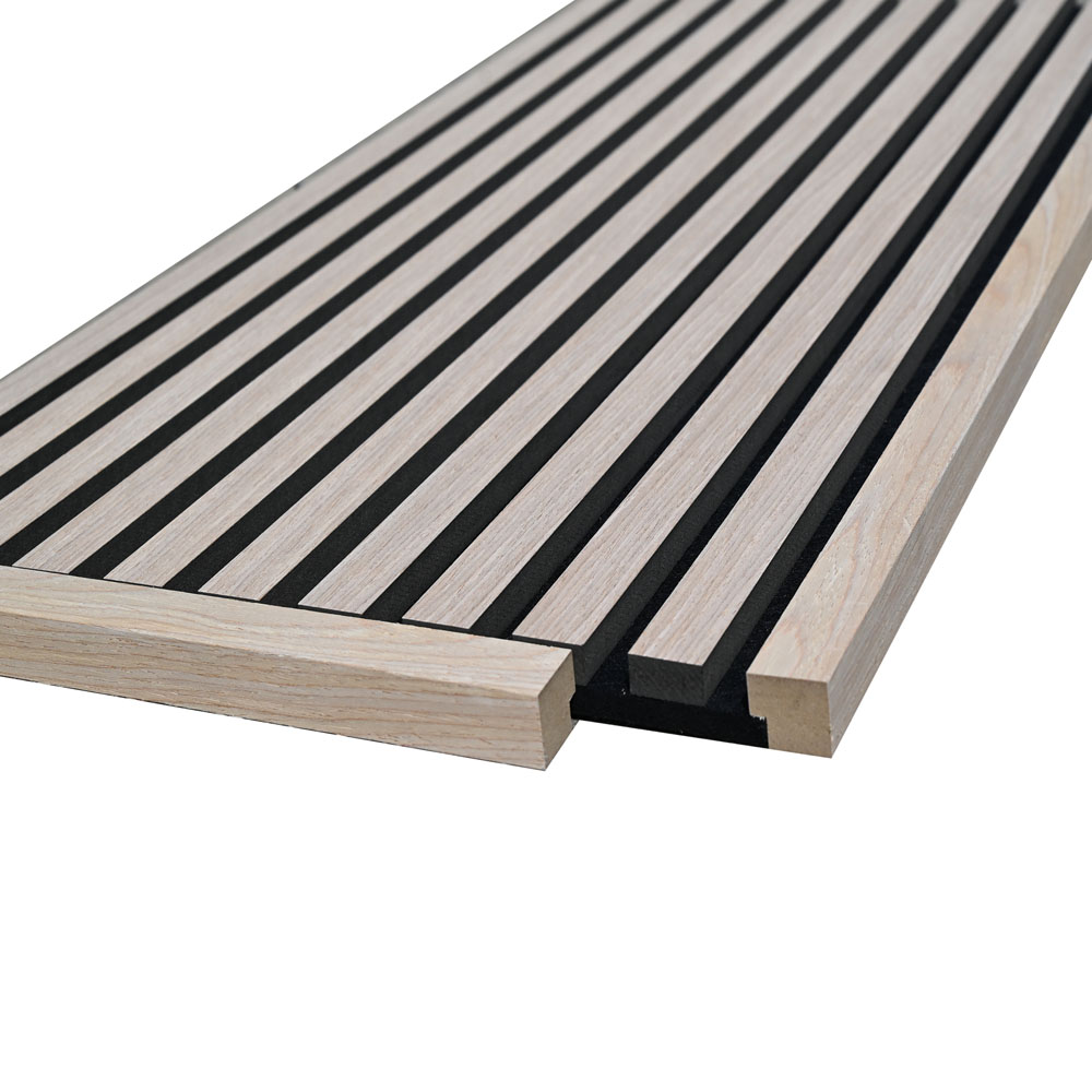 Home Deluxe Moldura final para panel acústico ENDO Roble Claro - 80 cm - cantidad: 1