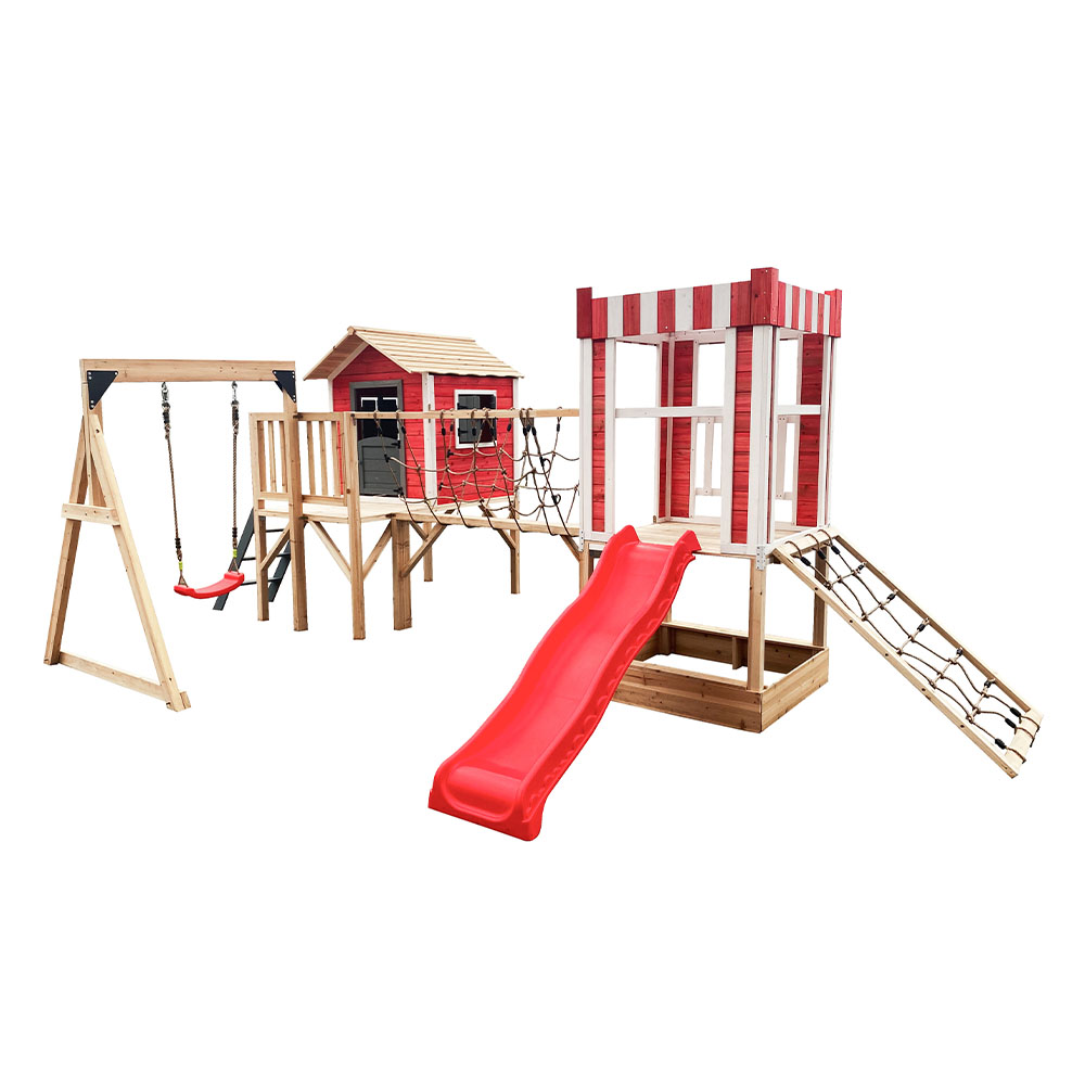 Lekpark i trä WUNDERLAND 2