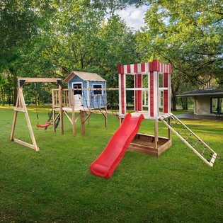 Parc de jeux en bois WUNDERLAND 1