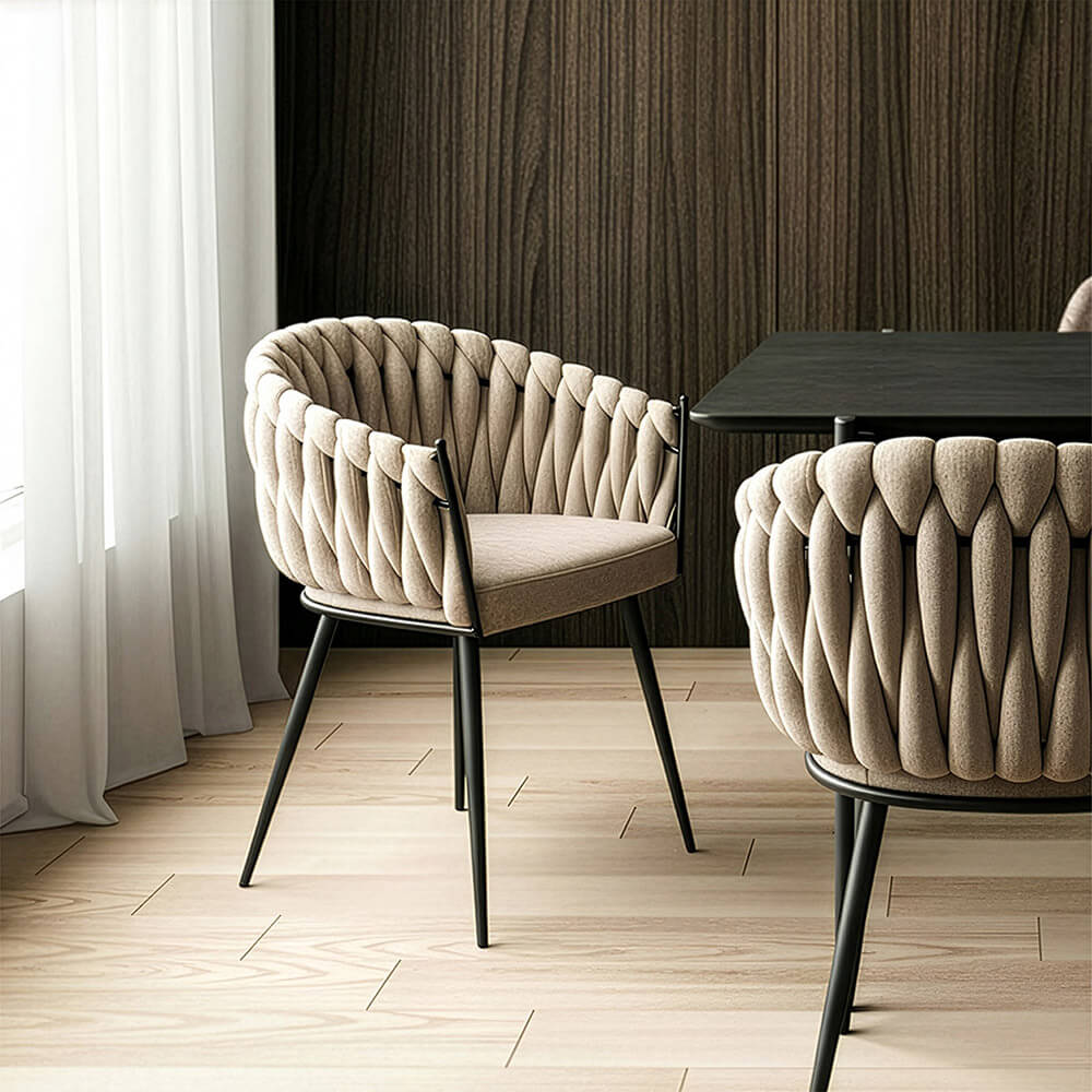 Esszimmerstuhl gewebt AYLA