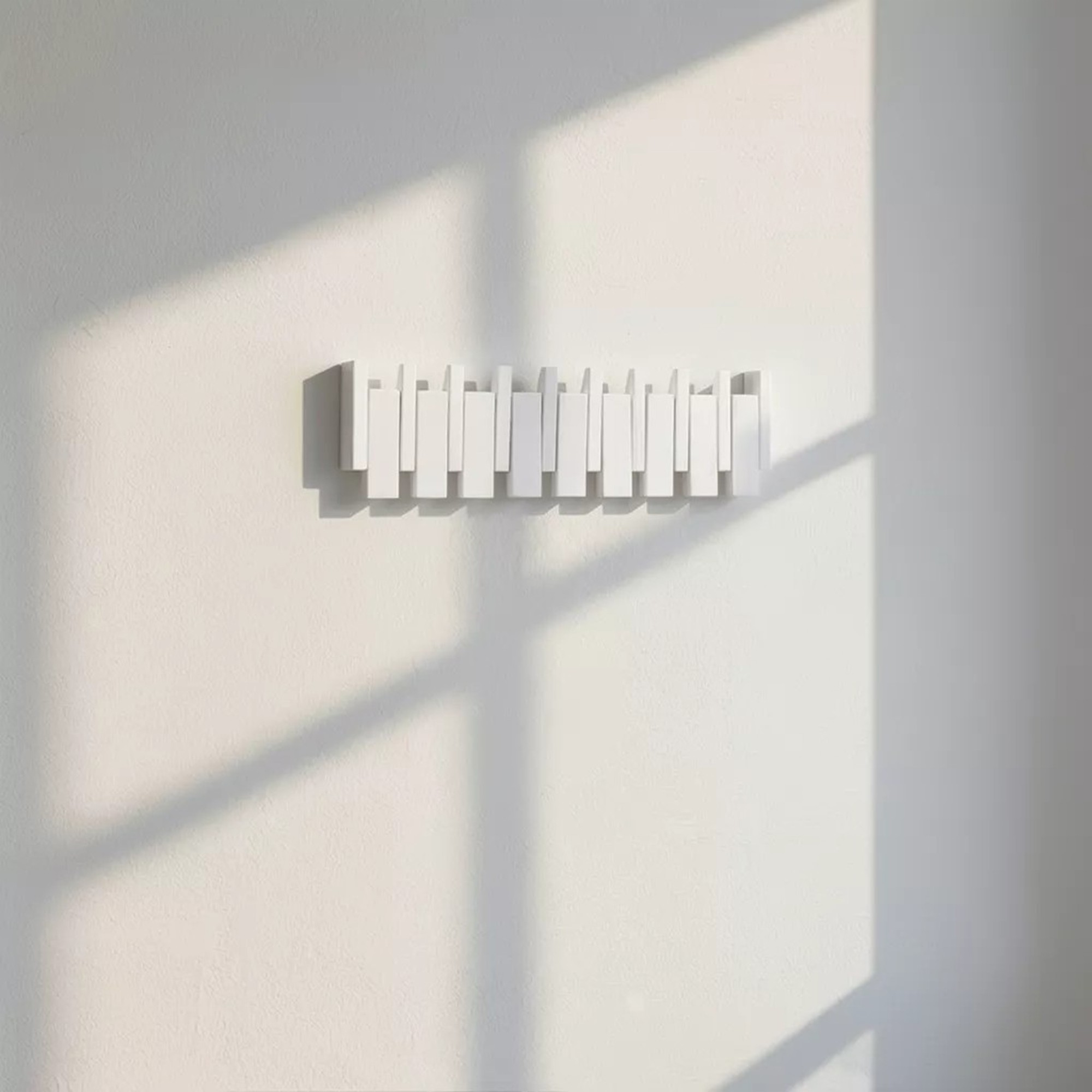 Perchero PORTE Blanco - 56 x 15 cm 2