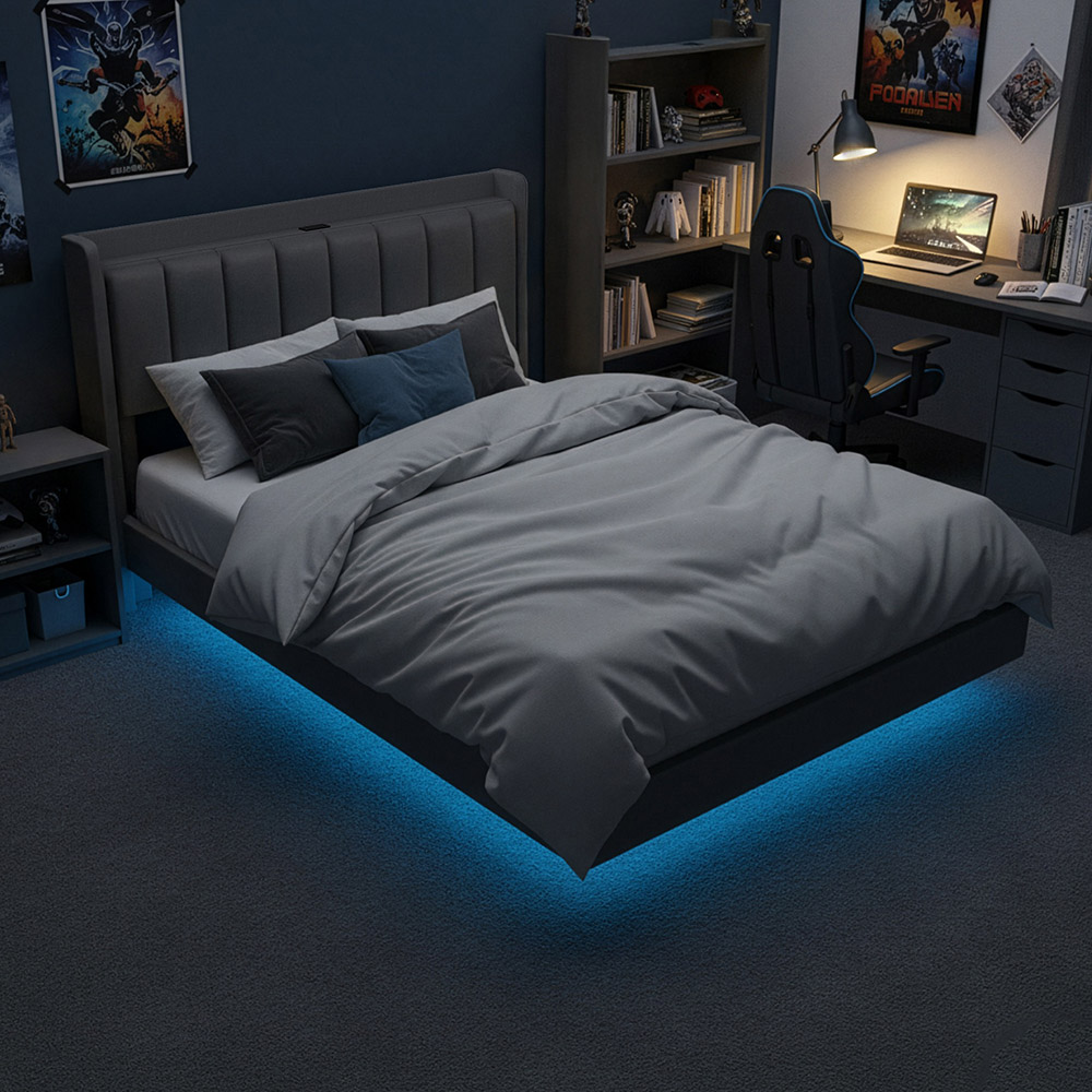 LED Bett schwebend - MELURA