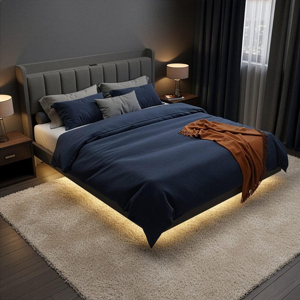 LED Bett schwebend - MELURA