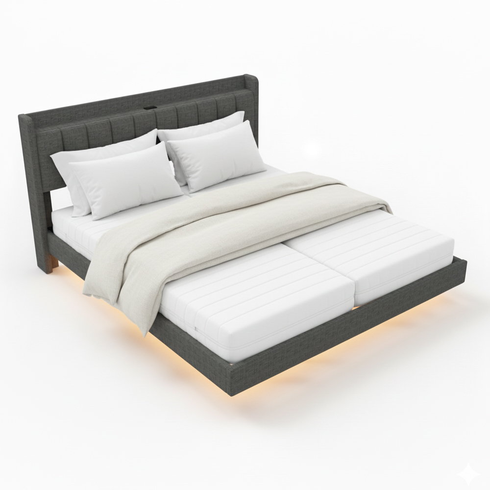 LED Bett schwebend - MELURA 2