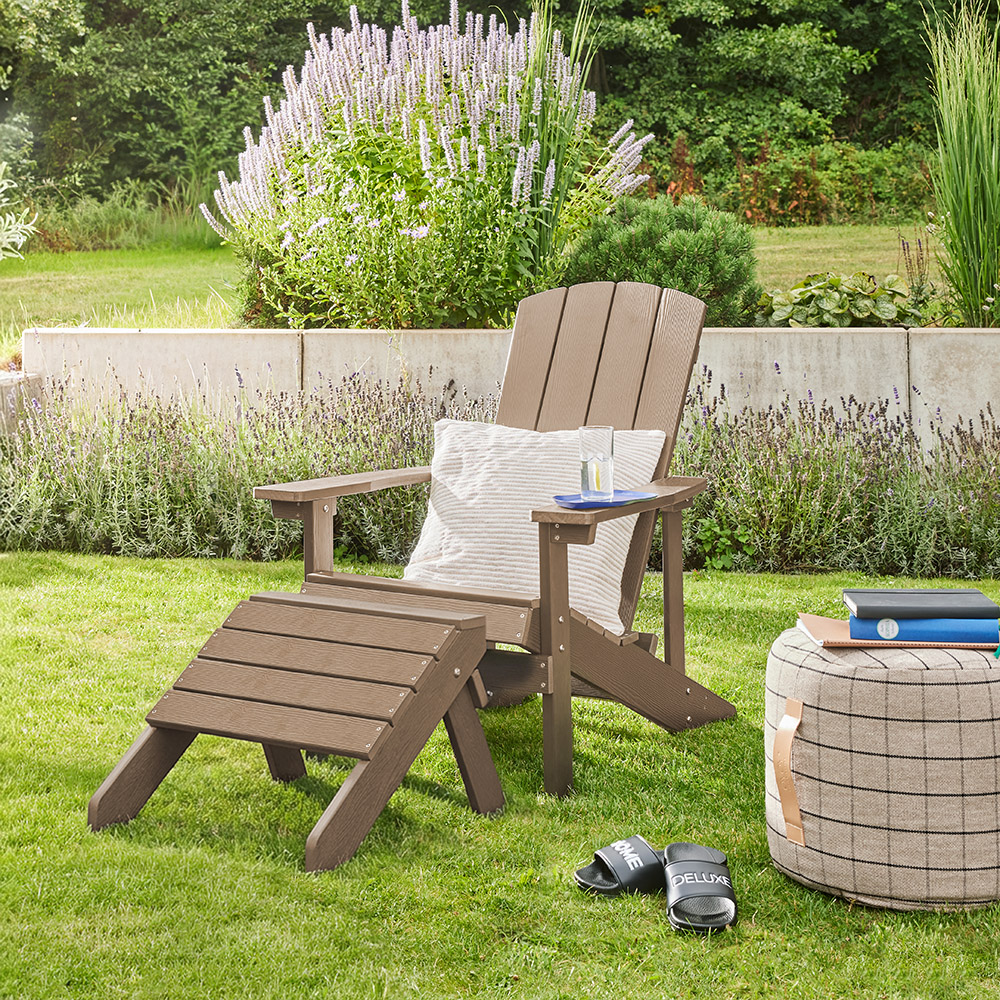 Gartenstuhl mit Hocker – FAREA