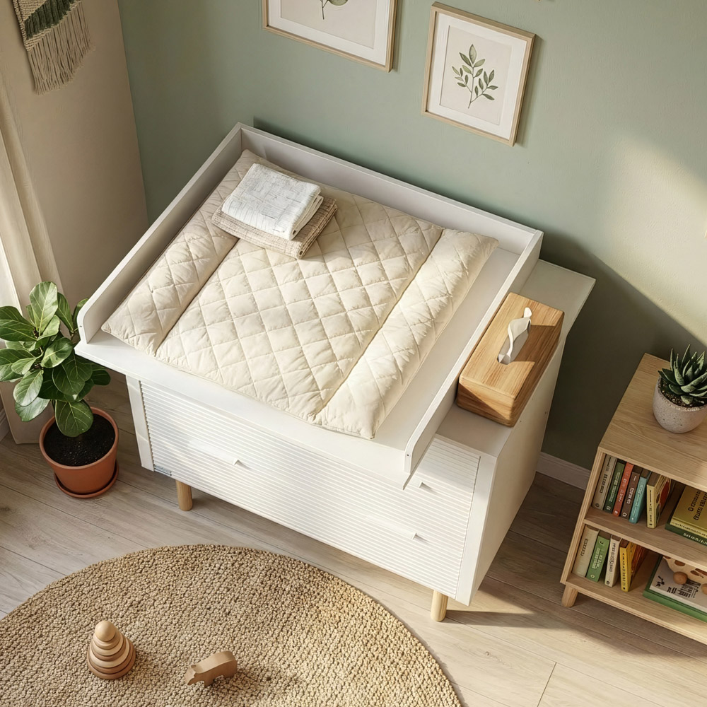 Mueble cambiador incl. mueble superior COCO - blanco 3