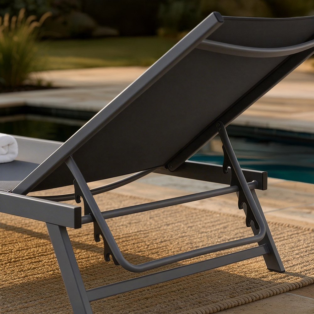 Tumbona NAILEA – Antracita 2