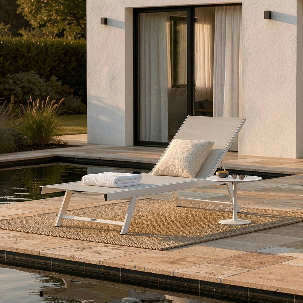 Tuinstoel NAILEA – Wit