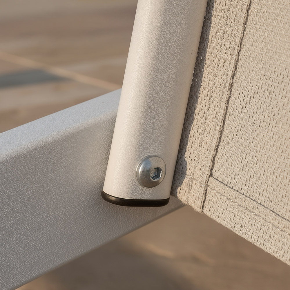 Tumbona NAILEA – Blanca 4