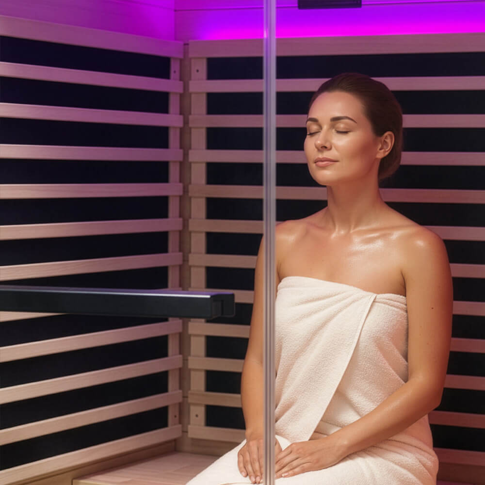 Cabina de infrarrojos NERO M - 190 x 120 cm para 2 personas 3