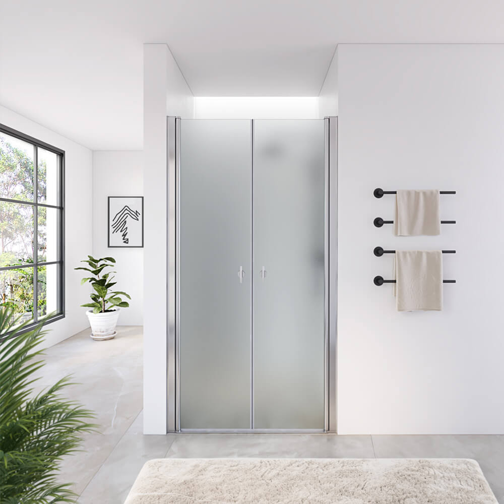 LAVEA frosted glass swing door - size selection