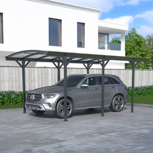 Design carport FALO - antraciet 1
