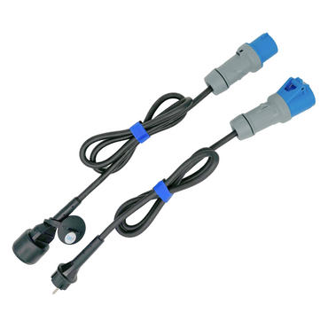 Caravan Adapterleitung SET 250V 16A 3x2,5mm² 1,5m Schwarz PTP