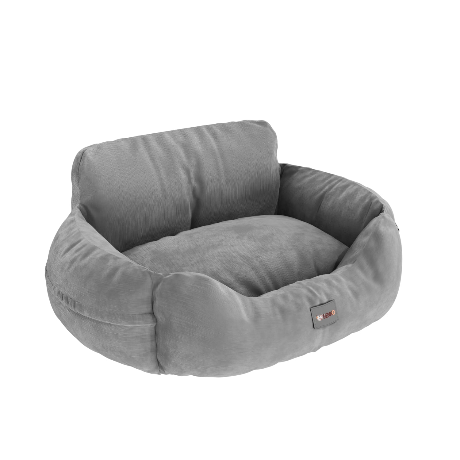BENNO® Hundesitz Autositz Hundekorb BUDDY Grau