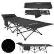24MOVE® Feldbett Campingbett Klappbett Campingliege klappbar BORBA schwarz