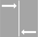 Tapetensymbol: Versetzter Ansatz