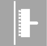 Tapetensymbol: Wand einkleistern